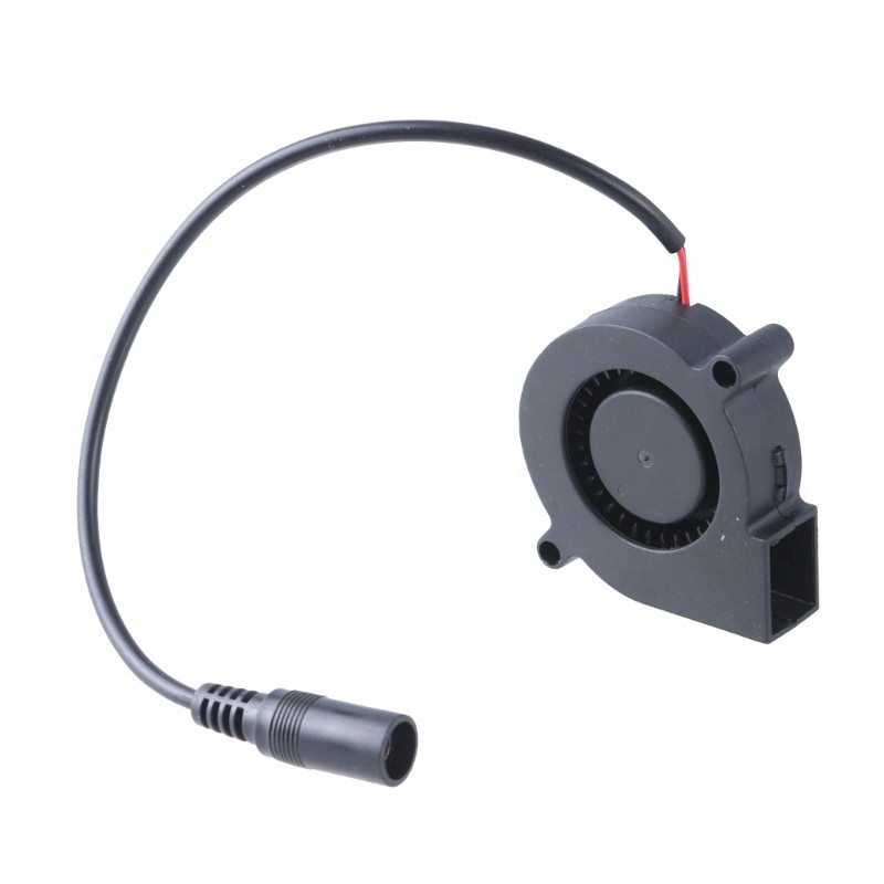 Zzz ที่มีประสิทธิภาพ 3 4CFM Air Flow 12V Blower Fan 5015 พัดลมระบายความร้อนสําหรับ Superior Cooling 