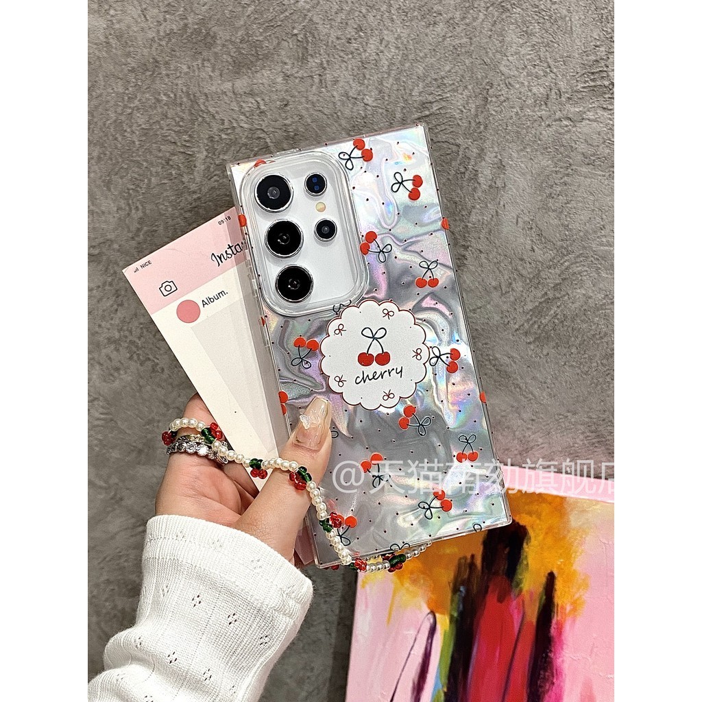 เหมาะสําหรับ Samsung S25 FE s25ultra เคสโทรศัพท์ s24plus เทพธิดา a15 ชุด s23fe สิบ S22 Niche ไม่มีชน a55 Feather Gauze Electroplating High-End Feeling เหมาะสําหรับฤดูร้อน s20 คือ 24 Plus a34a55