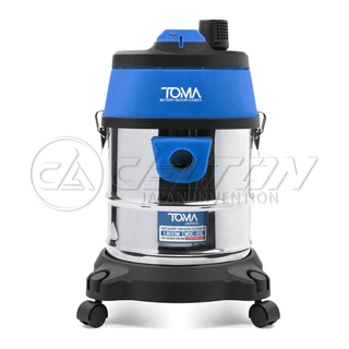 TOMA JAPAN เครื่องดูดฝุ่น 20 ลิตร 1,800 วัตต์ Wet & Dry Vacuum Cleaner รุ่น WDC-20L ถังสแตนเลส ดูดเปียก ดูดแห้ง