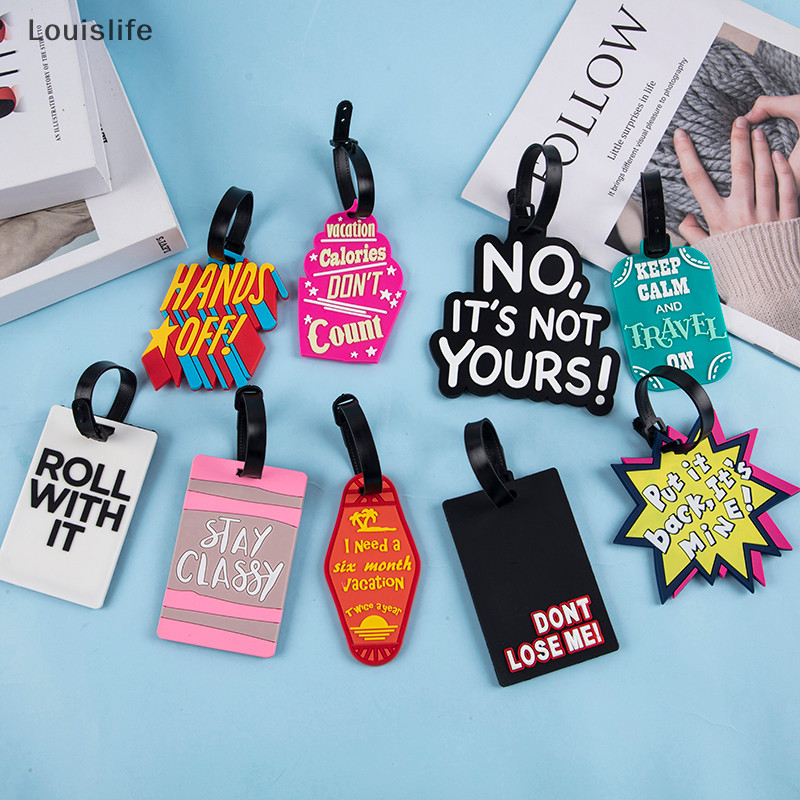 Llph อุปกรณ์เสริมการเดินทางกระเป๋าเดินทางแท็กชื่อ ID Addres Holder Baggage Boarding Tag LLP