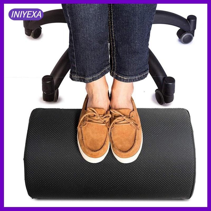 [Iniyexa] Comfort Desk Foot Rest สําหรับใต้โต๊ะ - นุ่ม - โค้ง - ด้านล่างกันลื่น