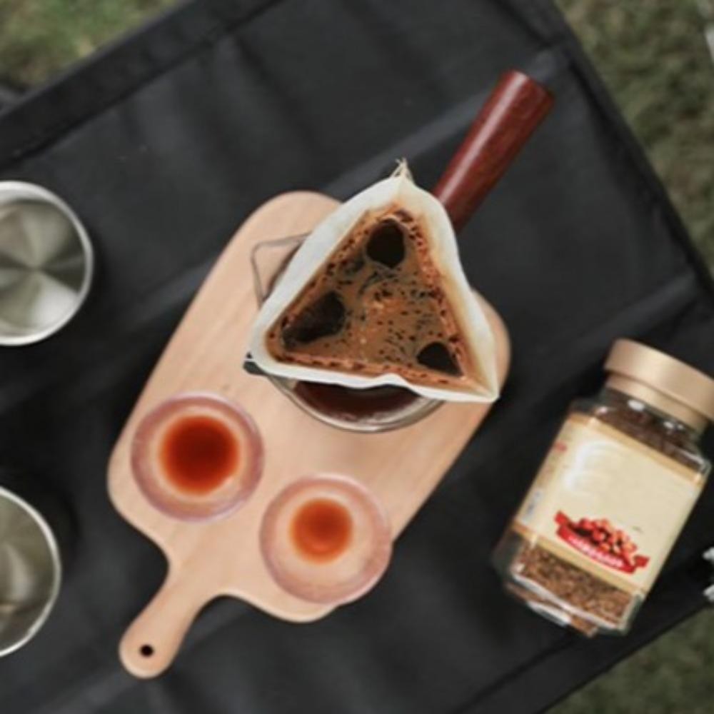 ประกายไฟ ที่ใส่ดริปกาแฟ, ชั้นวางกรองกาแฟแบบพกพาแบบพับได้, กรวยสแตนเลสสร้างสรรค์ออกแบบเฉพาะกาแฟหยดยืนชา - รูปที่ 6