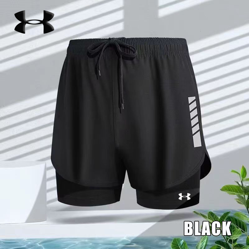 Swimming Shorts Double Layer Short Pants Men and Women Sports Shorts