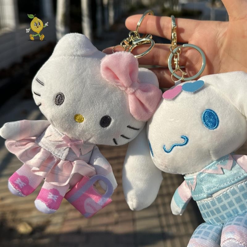 [mozh] 1 ชิ้น Academy Doll Series พวงกุญแจใหม่ Sanrio ของเล่นตุ๊กตาแฟนตาซี Cinnamoroll Kuromi จี้กระเป๋าตกแต่งรถของขวัญวันวาเลนไทน์ [TH]