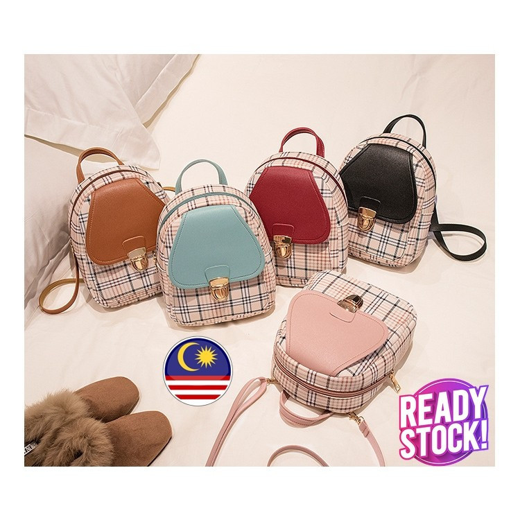 WOMEN SLING PVC LEATHER MULTI-PURPOSE BAG SMALL TINY CUTE BACKPACK CLEARANCE 4Q9O