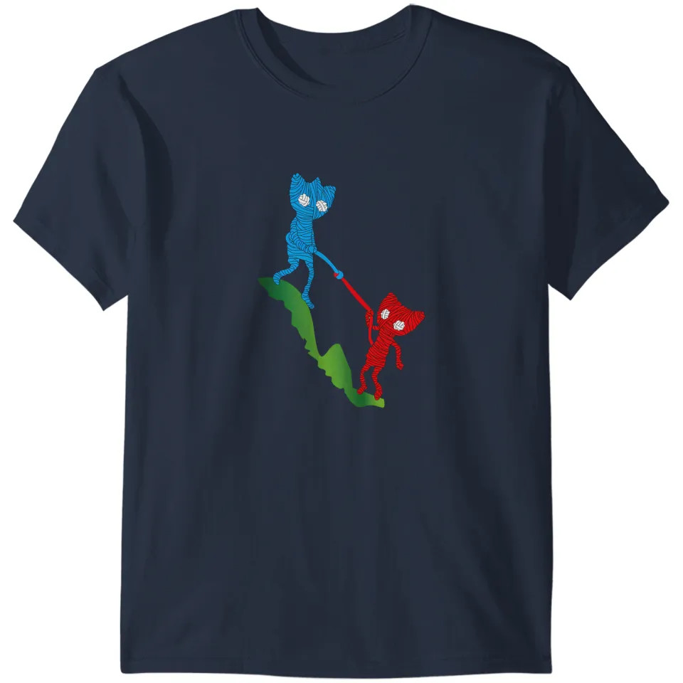 เสื้อยืดผู้ใหญ่ Unravel 2 ตัวละครขนาดเต็ม Xs-3Xl