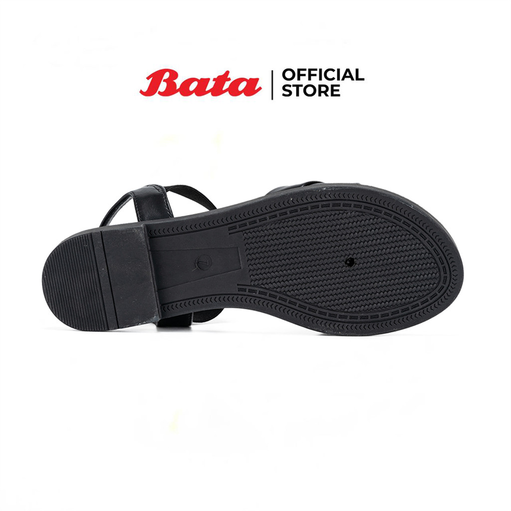 Bata บาจา รองเท้าแตะแฟชั่น รัดส้น สวมใส่ง่าย น้ำหนักเบา สำหรับผู้หญิง รุ่น ALESA สีดำ 5316104 สีทอง 5318104