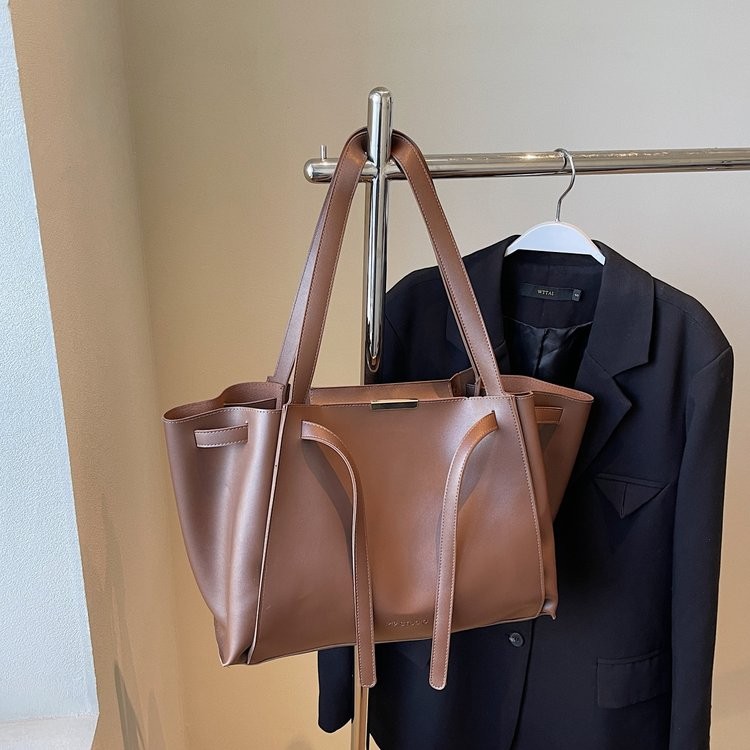 2025 Spring One Size Zipper PU Ladies Tote Shoulder Bag