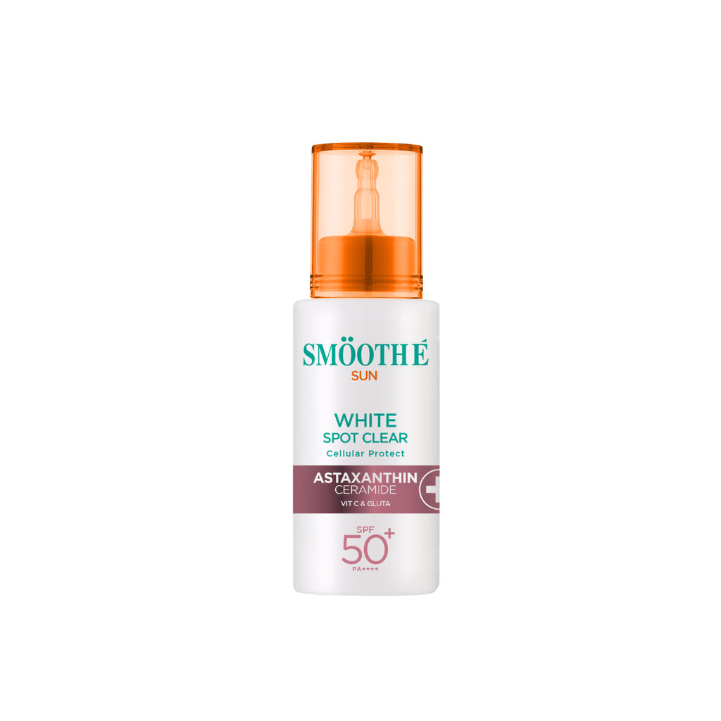 Smooth E Sun Asta SPF 50+ PA++++ 30g. (White) เซรั่มครีมกันแดดล็อกผิวเด็ก Astaxanthin ผิวขาวใส เนื้อบางเบา ป้องกันแสง UV - รูปที่ 2