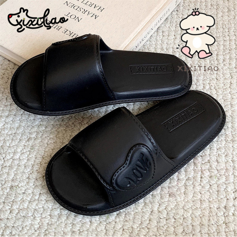 Xixtiao รองเท้าแตะหญิงเกาหลีรุ่นแฟชั่นในร่ม High-End Soft Sole eva ห้องน้ําสบาย