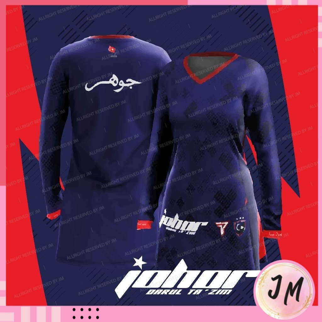 JERSEY MUSLIMAH FAZZ JDT01 - ANAK J0H0R D4RUL T4ZIM HOME FAN MADE 2021 พิเศษ