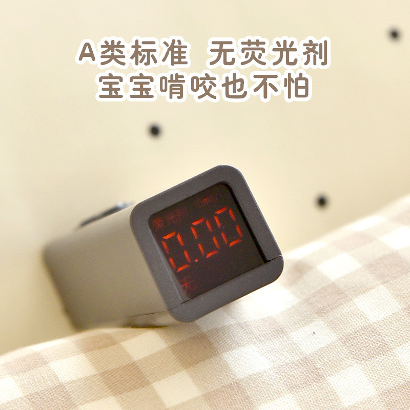 หมอนให้นมเด็กที่ผ่านการรับรอง A-Class | กันชนเปลผ้าฝ้ายและแผ่นรองนอนด้านข้าง | Hypoallergenic ซักเครื่องได้ (60x12ซม.) - รูปที่ 7