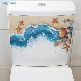 BDGF ปลาดาวสีฟ้าบ้านห้องน้ําสติกเกอร์สร้างสรรค์ห้องน้ําสติกเกอร์กันน้ําสติกเกอร์ PVC แบบใช้ซ้ําได้สําหรับอุปกรณ์ห้องน้ํา TH