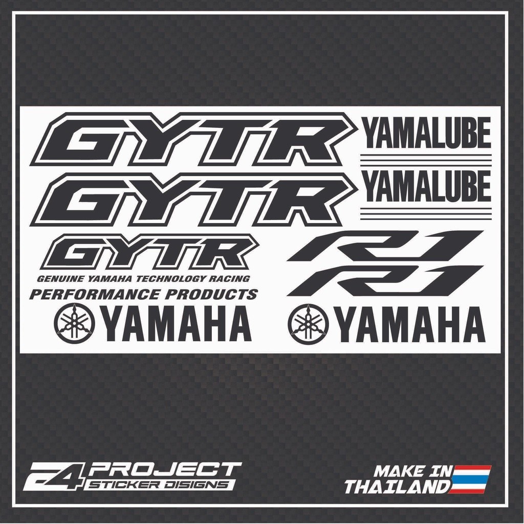 ติดแล้วสวย สติ๊กเกอร์ GYTR YAMAHA R1 Set