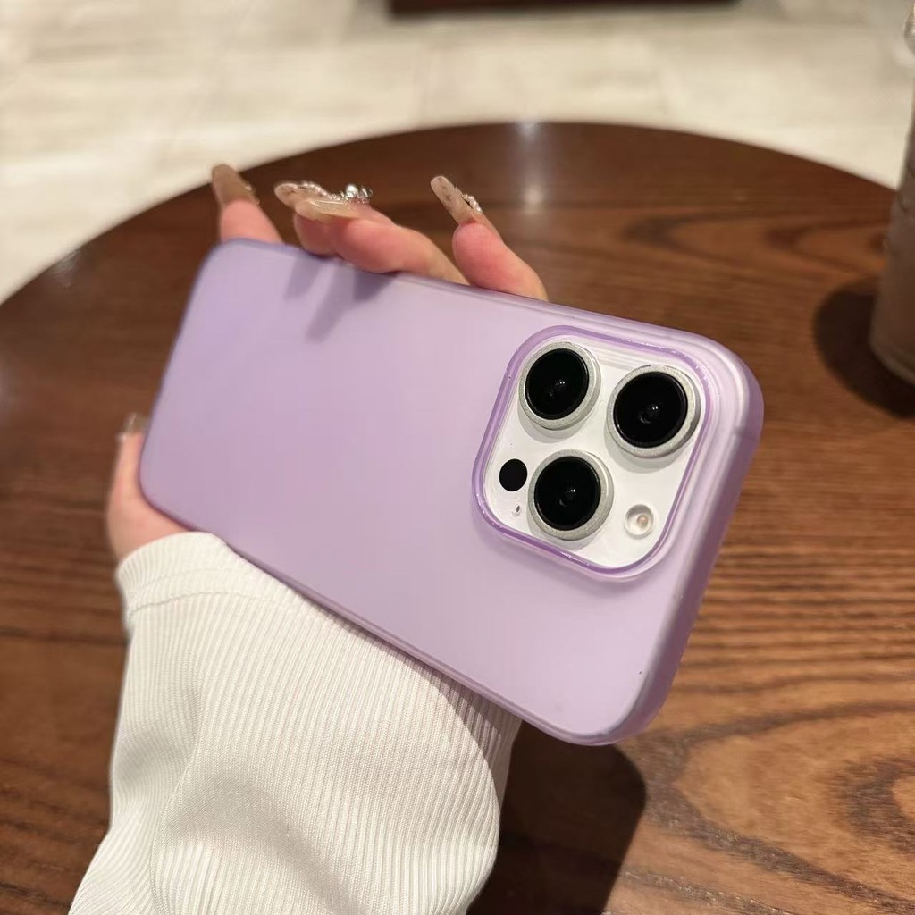 บางเฉียบเคลือบ ทีพียู ผิวรู้สึกซิลิโคนอ่อนนุ่มกรณีโทรศัพท์สําหรับ ไอโฟน 16 15 14 13 12 11 มือโปร สูงสุด บวก กันกระแทกกรณีปก