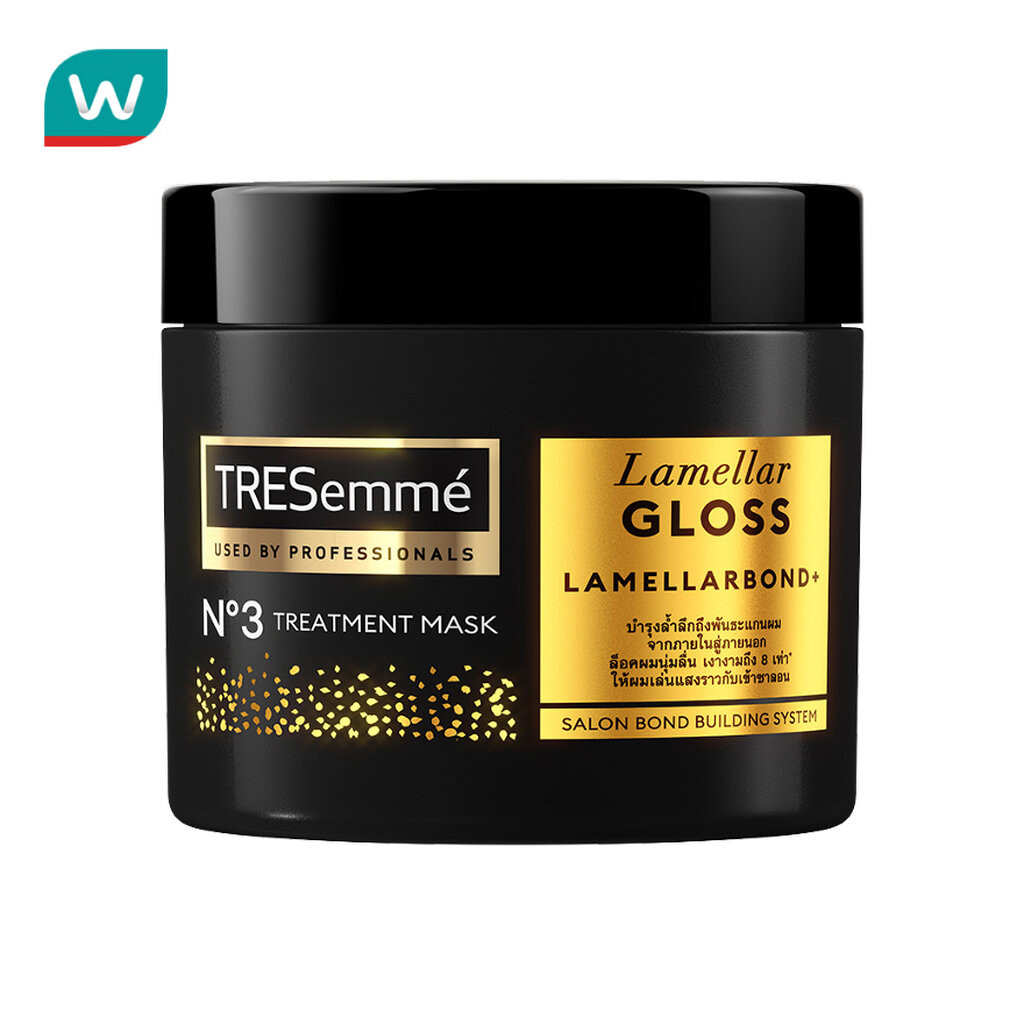 TRESemme เทรซาเม่ ทรีทเมนท์ มาส์ก ลาเมลลาร์ กลอส ลาเมลลาร์บอนด์ พลัส เบอร์3 180 มล.
