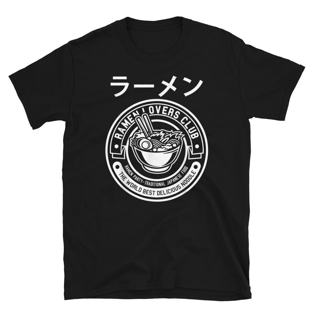 Ramen Lovers Club Cool Kawaii Otaku ญี่ปุ่น Kanji Ramen อะนิเมะ Otaku มังงะเสื้อยืด