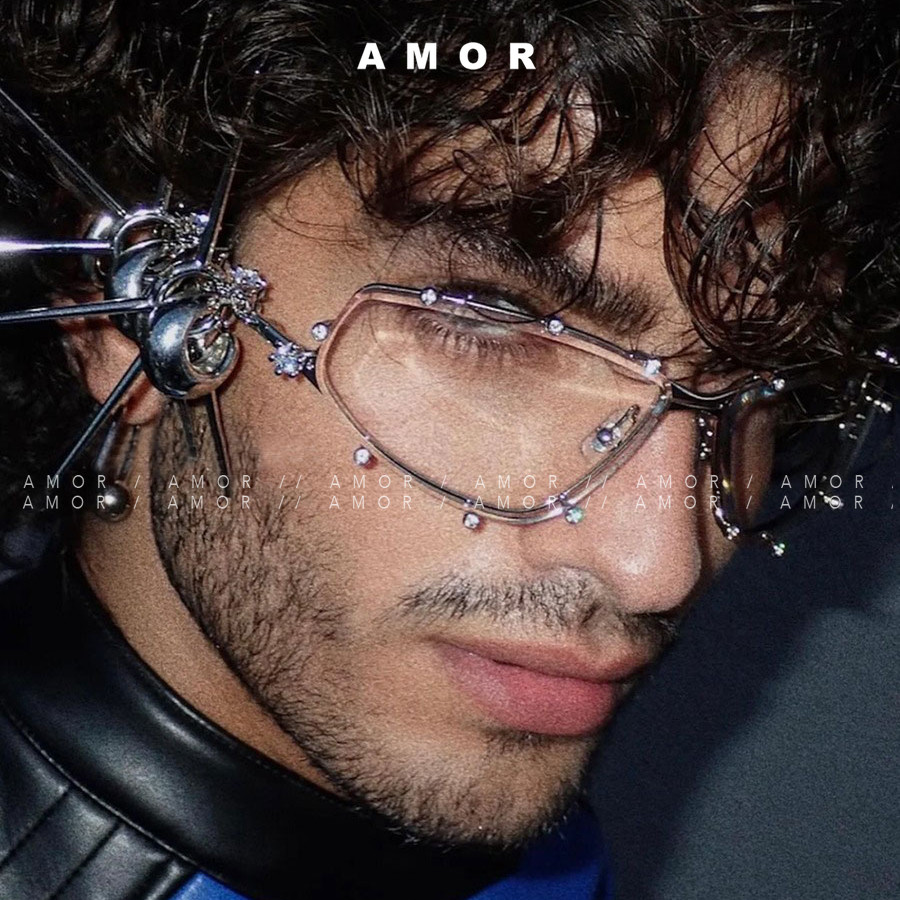 แว่นกันแดด Diamond Y2K แว่นตาสไตล์ Cyberpunk สไตล์เกาหลีสําหรับงานแต่งงานของผู้ชายและผู้หญิง