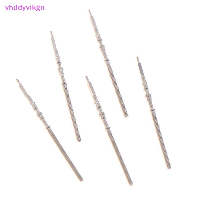 Vhdd 5 ชิ้นสแตนเลสสตีลนาฬิกา Stem Crown Kit สําหรับ NH35 NH36 การเคลื่อนไหวอัตโนมัตินาฬิกาผู้ชาย Stem อะไหล่ TH
