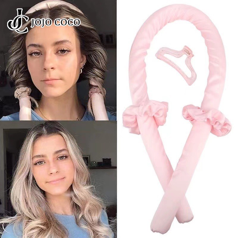 Jojo COCO แกนม้วนผมร้อนฟรี Lazy Sleep ฟองน้ําโฟมขนาดใหญ่ Wave Curler ผู้ผลิตขายส่ง