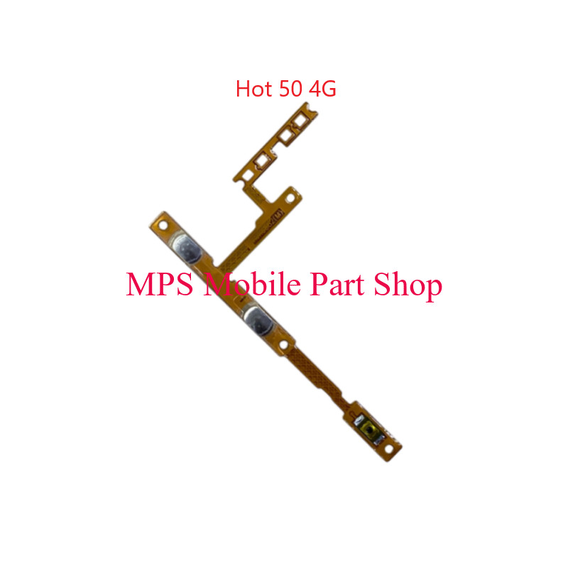 Infinix Hot 50 Hot 50i Hot 50 Pro Hot 50 Pro+ ปุ่มสวิตช์เปิดปิดระดับเสียง Flex Ribbon