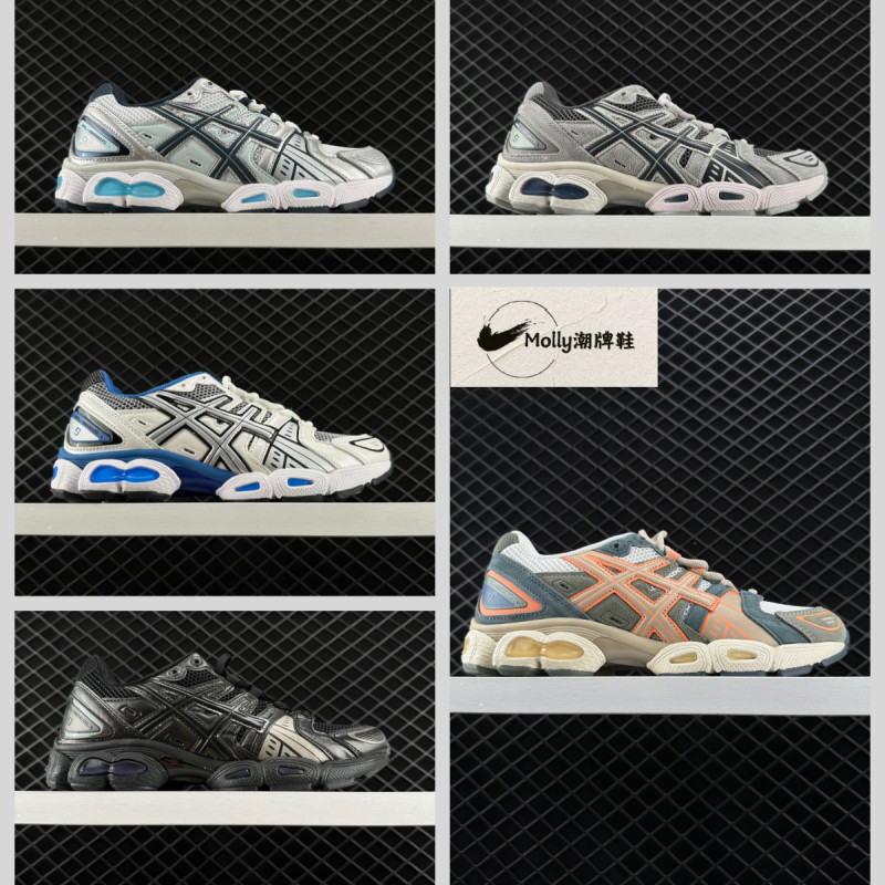 Asics GEL-NIMBUS 9 ผู้ชายผู้หญิงกีฬารองเท้ารองเท้าวิ่งแฟชั่น All-Match น้ําหนักเบา Breathable Anti-S