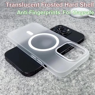 Magnetic Plastic Matte เคส for Samsung A56 5G A55 A16 A36 A15 A06 A05s A26 A35 S25 Ultra S24 FE S23 S22 A54 เคสทรศัพท์