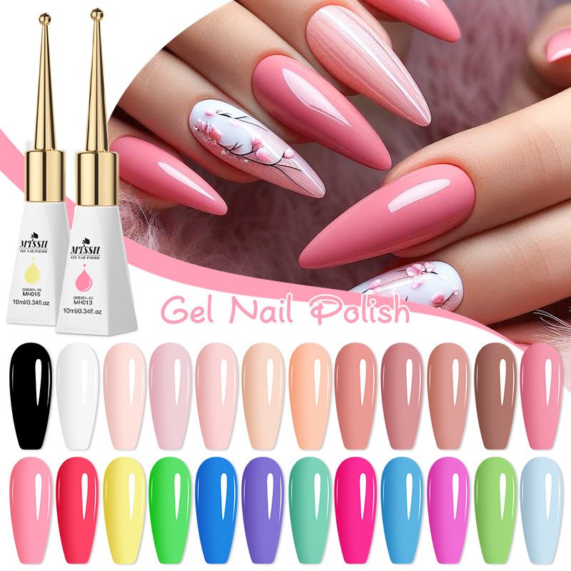 MTSSII 10ml Long-Lasting Gel Nail Polish UV Soak Off Gel Nail Art