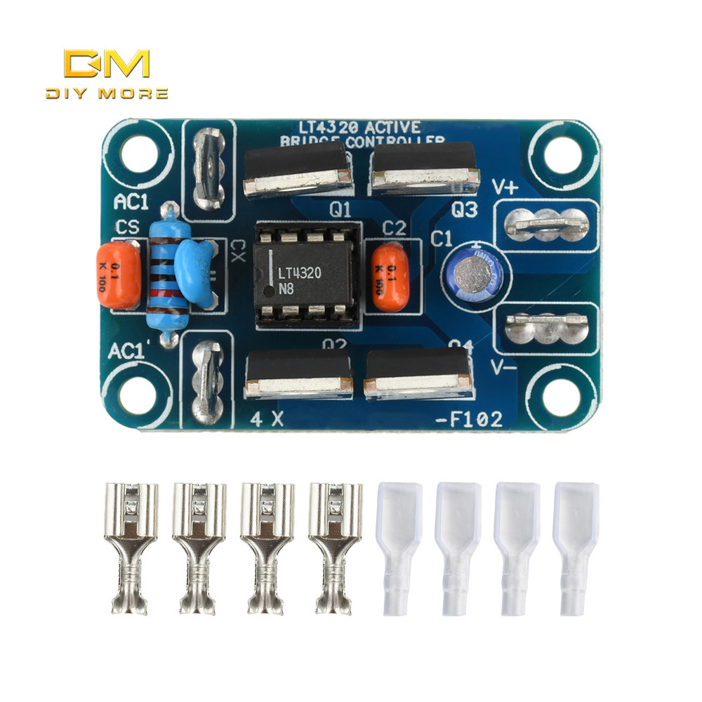 Diymore AC 7-40V Ideal Diode Rectifier Bridge โมดูล Lt4320 Class A เครื่องขยายเสียงเหมาะสําหรับ Jlh1