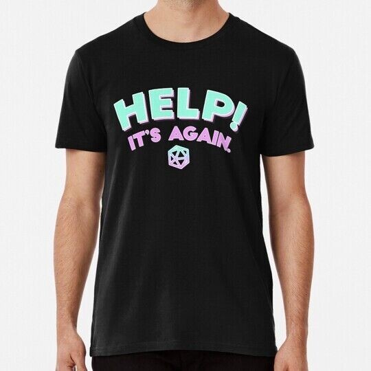 Help It S Again สีชมพูสีม่วง V2 เสื้อยืด O-คอฤดูร้อนผู้ชายรูปแบบใหม่ Tops Casual Streetwear