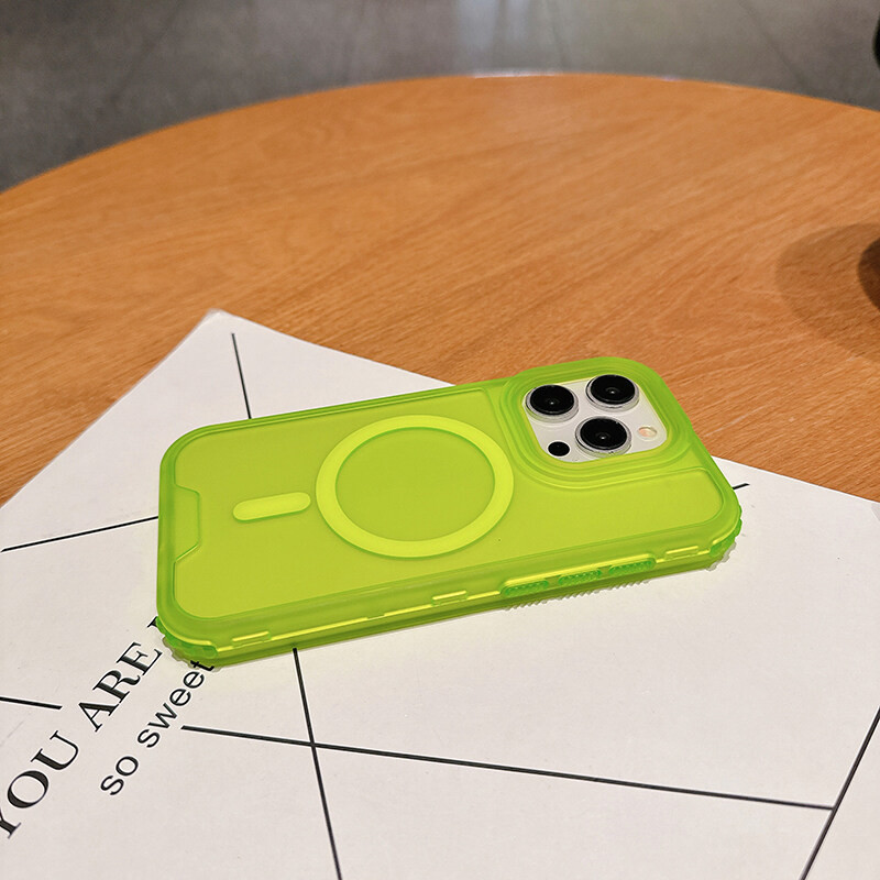 ถอดออกได้3 ใน 1ลูกอมสีโปร่งแสงแม่เหล็กกรณีโทรศัพท์สําหรับ ไอโฟน 16 11 12 13 14 15 มือโปร สูงสุด 15 14 16บวกกันกระแทกกันชนนุ่มปลอก เคลือบ พีซี ปกหลัง - รูปที่ 6