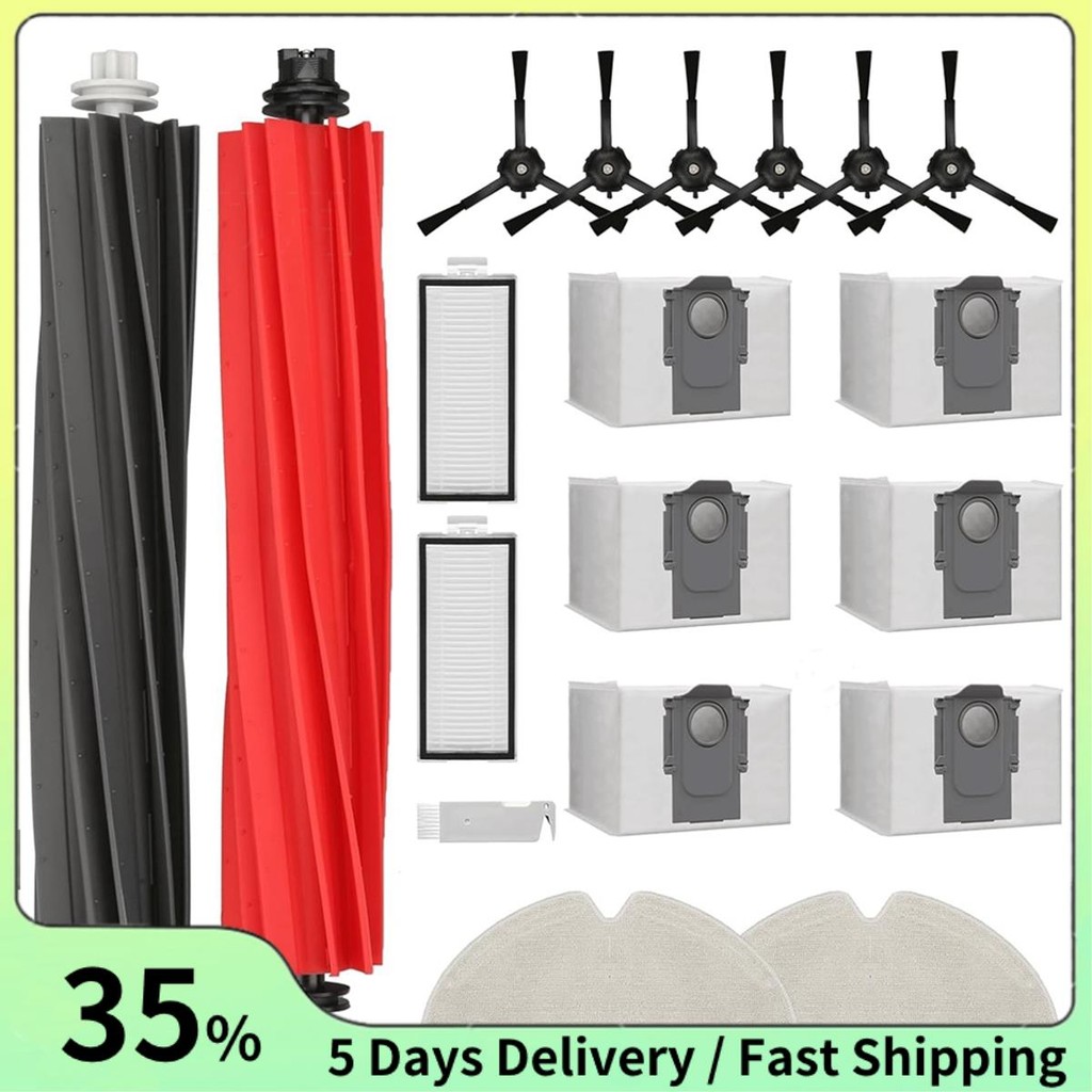 สําหรับ Q8 Max Q8 Max + (Plus) Q5 Pro Q5 Pro + (Plus) เครื่องดูดฝุ่นหุ่นยนต์หลักแปรงด้านข้าง Hepa Fi