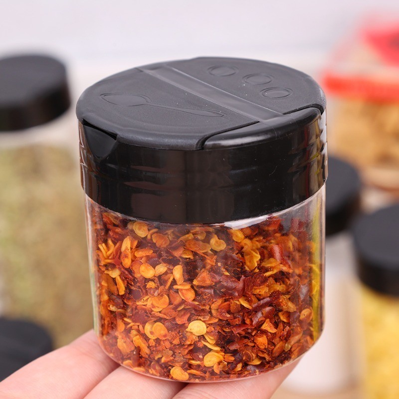 ขวดเครื่องเทศป้องกันการรั่วพร้อมฝาปิดพลิกคู่ | ออกแบบซ้อนได้ & การวัดที่ชัดเจน | ตัวเลือกขนาด 100 มล.-300 มล. 5 ขนาด - รูปที่ 6