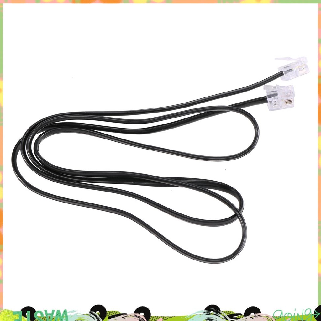 Rj11 6P4C สายสายโทรศัพท์ ADSL Modem candlered