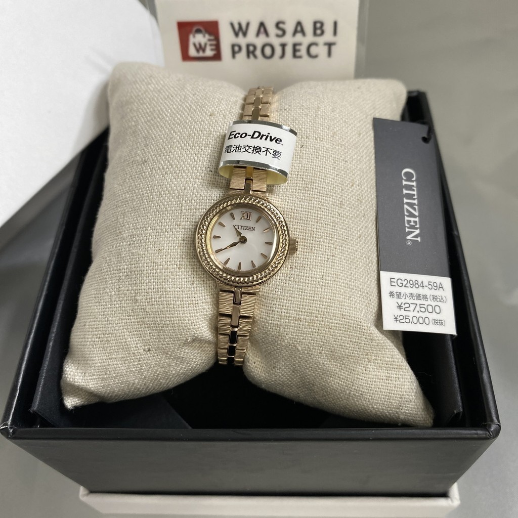 [Authentic★Direct from Japan] CITIZEN EG2984-59A Unused Key/Kii Eco Drive Round Women Wrist watch นาฬิกาข้อมือ
