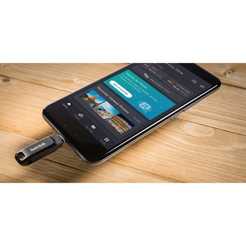 SanDisk Ultra Dual Drive Go USB Type-C 128GB 400MB/s (SDDDC3-128G-G46) Flash Drive for iPhone15 iPad