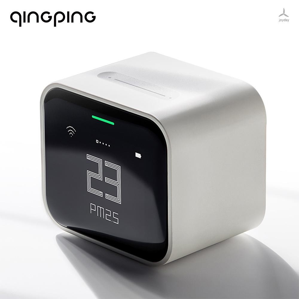 [พร้อมส่ง] เครื่องวัดอุณหภูมิ และความชื้น CO2 PM2.5 PM10 5-in-1 Lite แบบเรียลไทม์ ชาร์จซ้ําได้ สําหรับ Apple HomeKit OLED