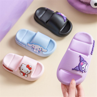 รองเท้าแตะ พื้นนิ่ม กันลื่น ลายการ์ตูน Sanrio Kuromi Cinnamo…