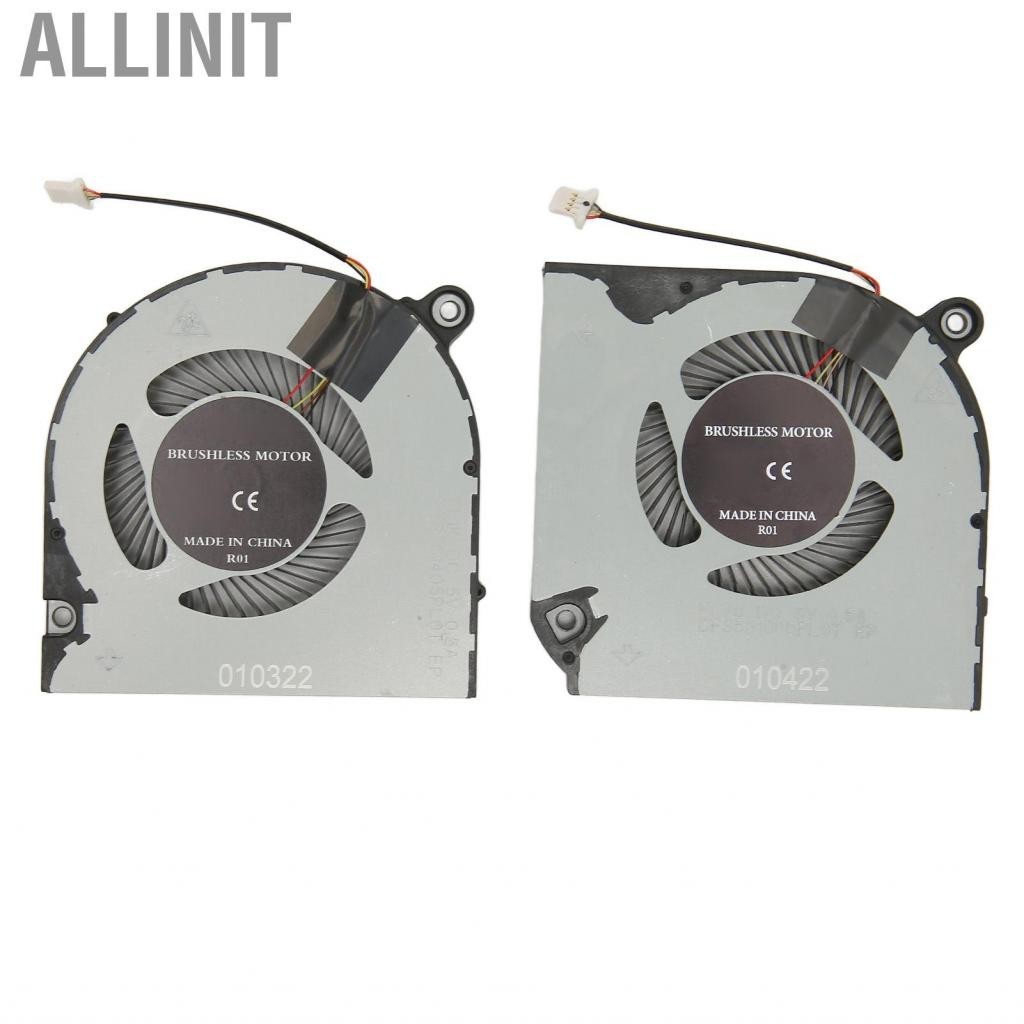 Allinit CPU GPU Cooling Fan 4 Pin DC 5V/0.5A Fit for Acer Nitro 5 AN515-43 AN515-54 AN517-51 7 AN715-51 FL1k FL78 Laptop