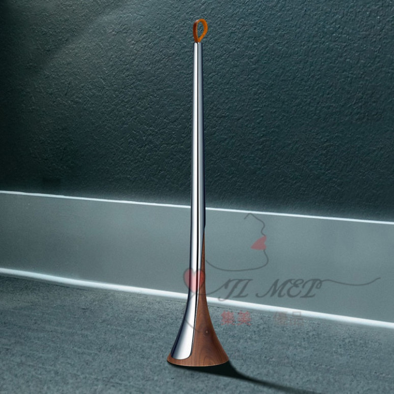 [Thorn] วอลนัทสแตนเลสยาวพิเศษ Shoehorn Nordic Wood Grain Self-Standing ด้ามจับไม้เกรน ด้ามจับยาวสําหรับผู้สูงอายุและสตรีตั้งครรภ์