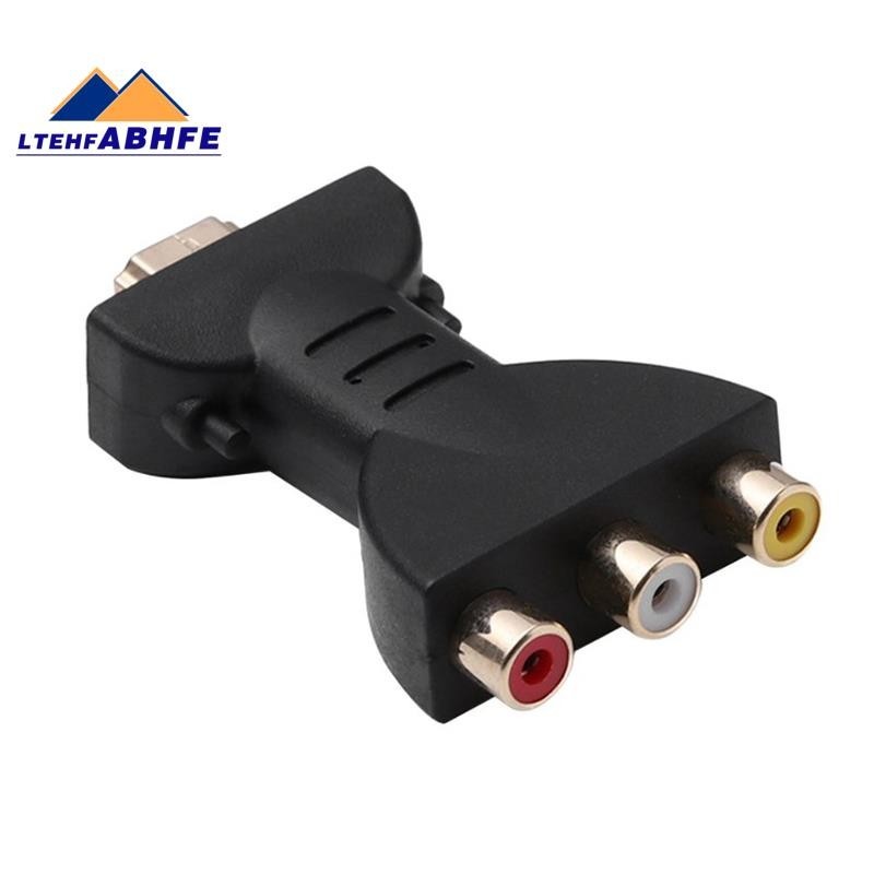 🔥อะแดปเตอร์เชื่อมต่อเสียงวิดีโอ Hdmi เป็น 3 RGB RCA HDMI ตัวผู้ เป็น 3 RCA