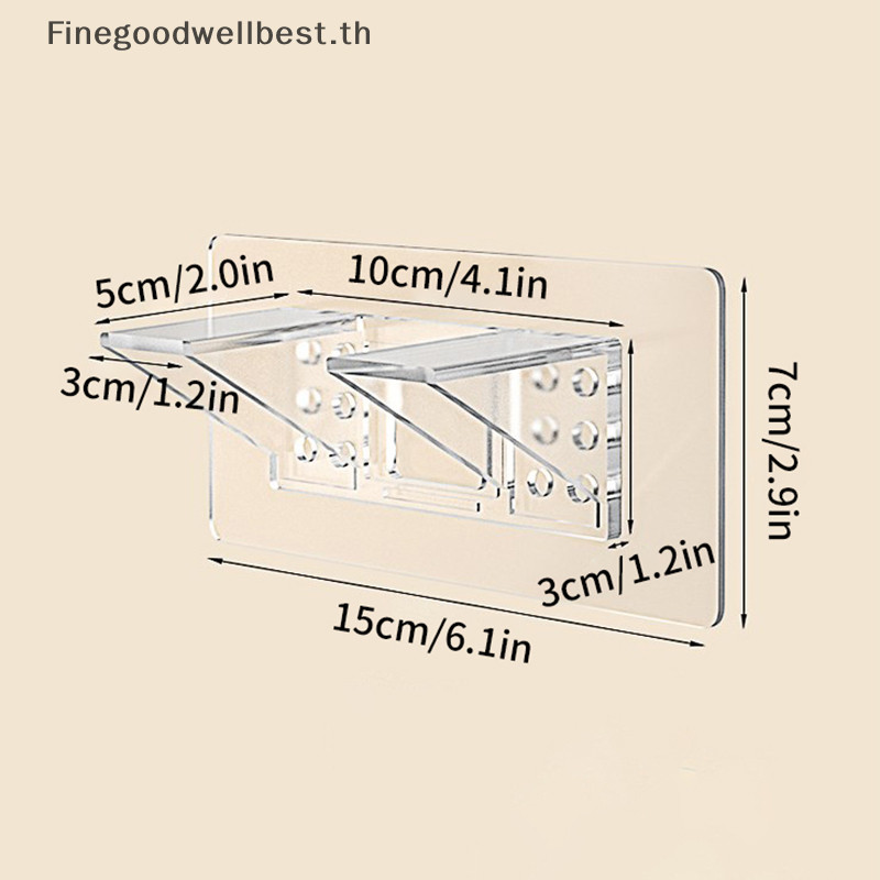 Fbth ขายดี คลิปหมุดยึดชั้นวางของ แบบติดผนัง สําหรับห้องครัว ห้องนอน ตู้เสื้อผ้า 1 ชิ้น - รูปที่ 7