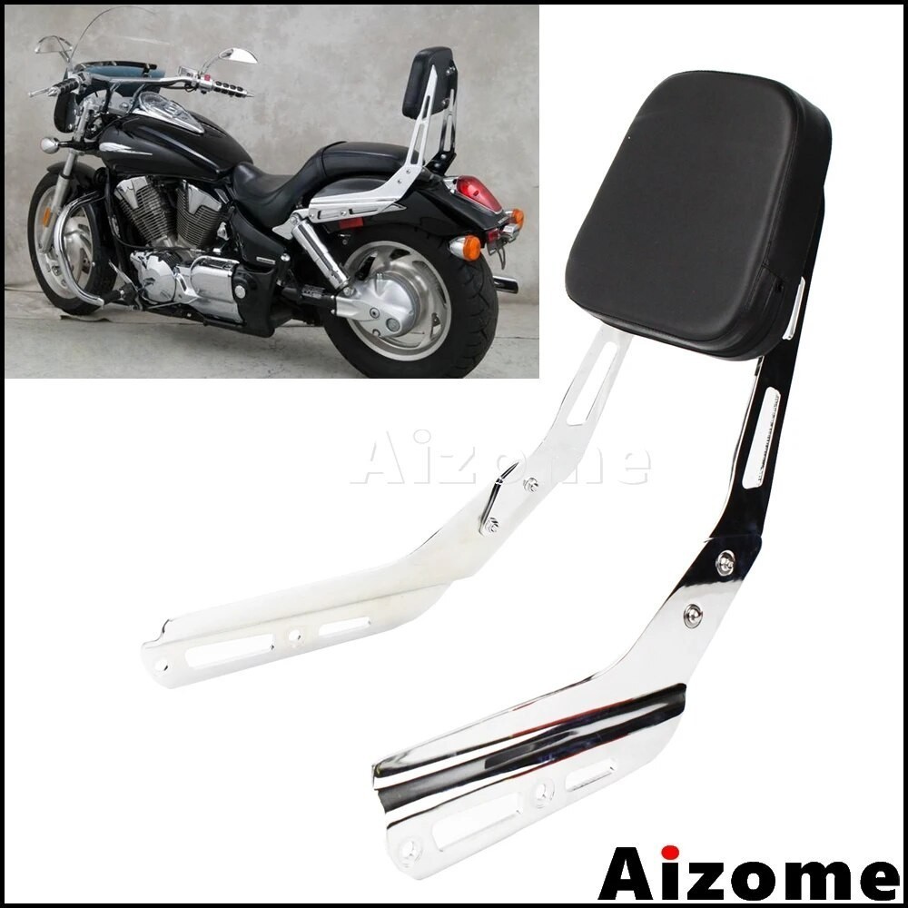 AI For VTX 1300 1800 C Motorcycle Fire Flame Sissy Bar Backrest For Honda VTX1800F VTX 1800F 2005-20