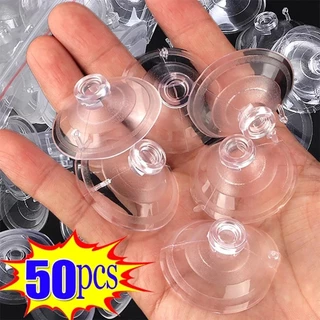 10/20/30/40/50 ชิ้นดูดถ้วยสติกเกอร์-หัวเห็ด Suckers ตะขอติดผนัง-ห้องครัวห้องน้ํา Windows แก้วตะขอเก็บอุปกรณ์