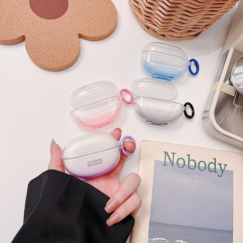 Stock Readygradient สีหูฟังสําหรับ Lenovo LP5 หูฟังแฟชั่นหูฟังแบบนุ่มฝาครอบป้องกัน