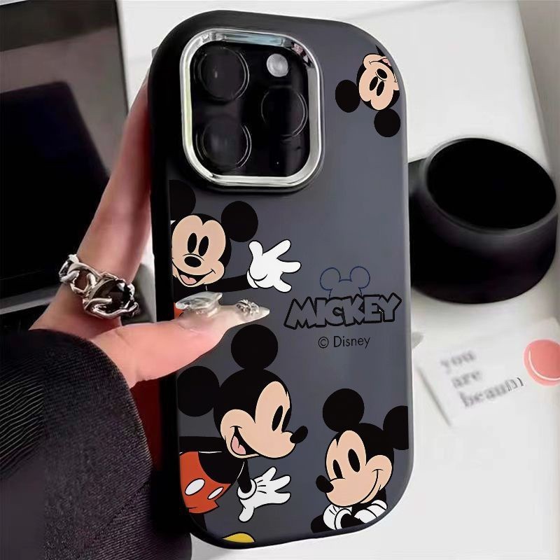 Mickey Mouse เคสโทรศัพท์ซิลิโคนอ่อนนุ่มสําหรับ Apple iPhone 15/16promax 14pro 13/12promax Xsmax 6/6plus