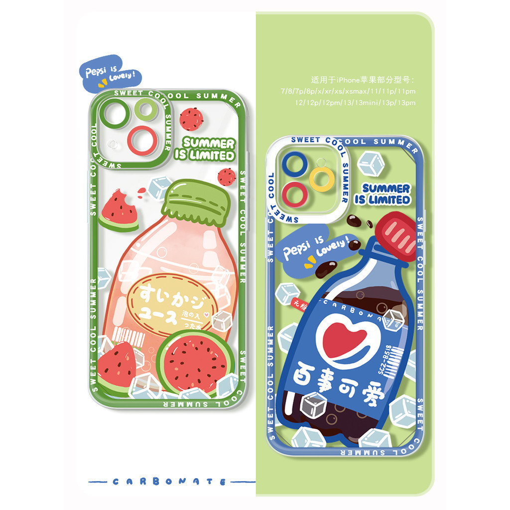 แตงโมซองใส่น้ำอัดลม เคสโทรศัพท์มือถือเรียลมี Realme C11 2020 5 C15 C20 C21Y C31 C35 C25 C12 C25s C21