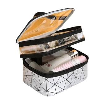 【พร้อมส่ง】ที่เก็บเครื่องสำอาง กระเป๋าใส่อุปกรณ์อาบน้ำหญิง กระเป๋าเครื่องสำอางผู้หญิง