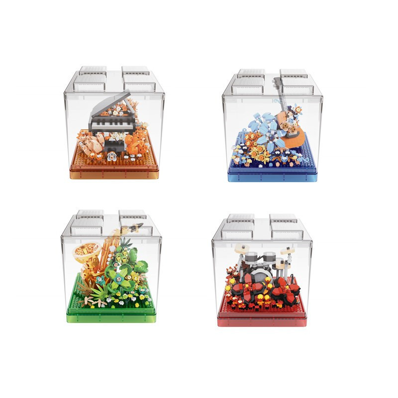 Diy Building Blocks Micro Particle ของเล ่ นเด ็ กสร ้ างสรรค ์ ของขวัญตกแต ่ ง 99940-9941