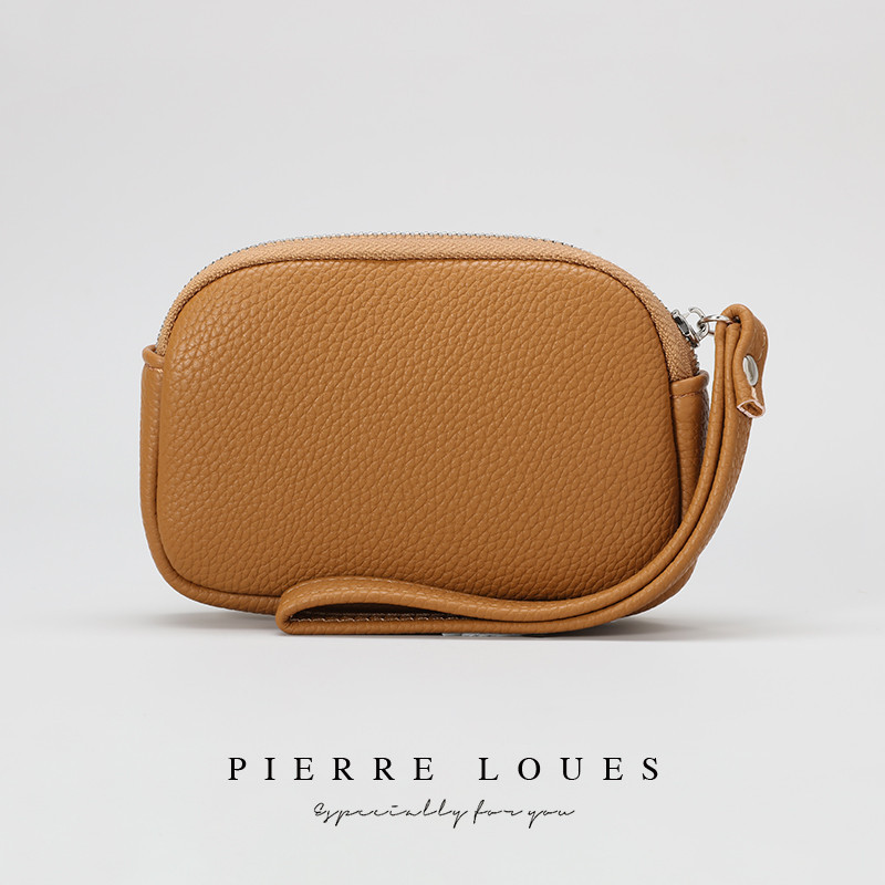 แฟชั ่ น High-end ผู ้ หญิงกระเป ๋ าแบบพกพา PU ข ้ อมือซิปเหรียญกระเป ๋ าความจุขนาดใหญ ่